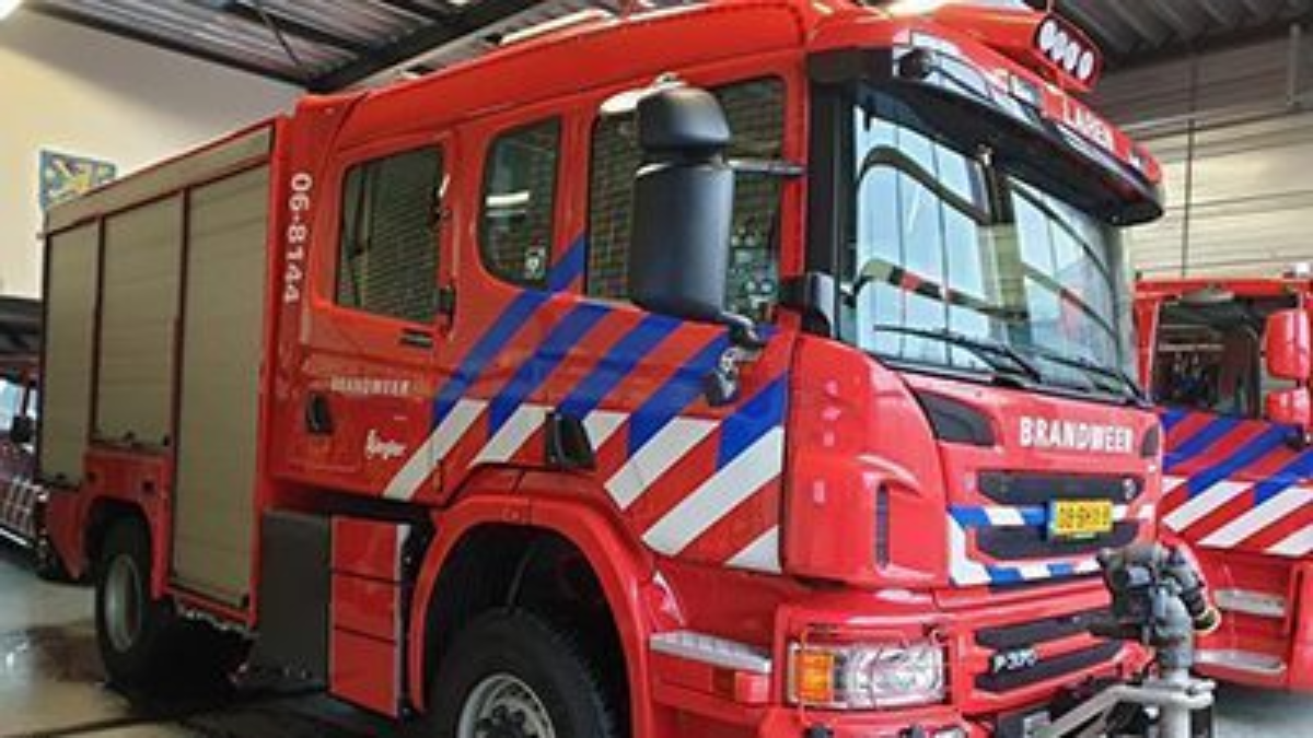 Natuurbrandvoertuig brandweer