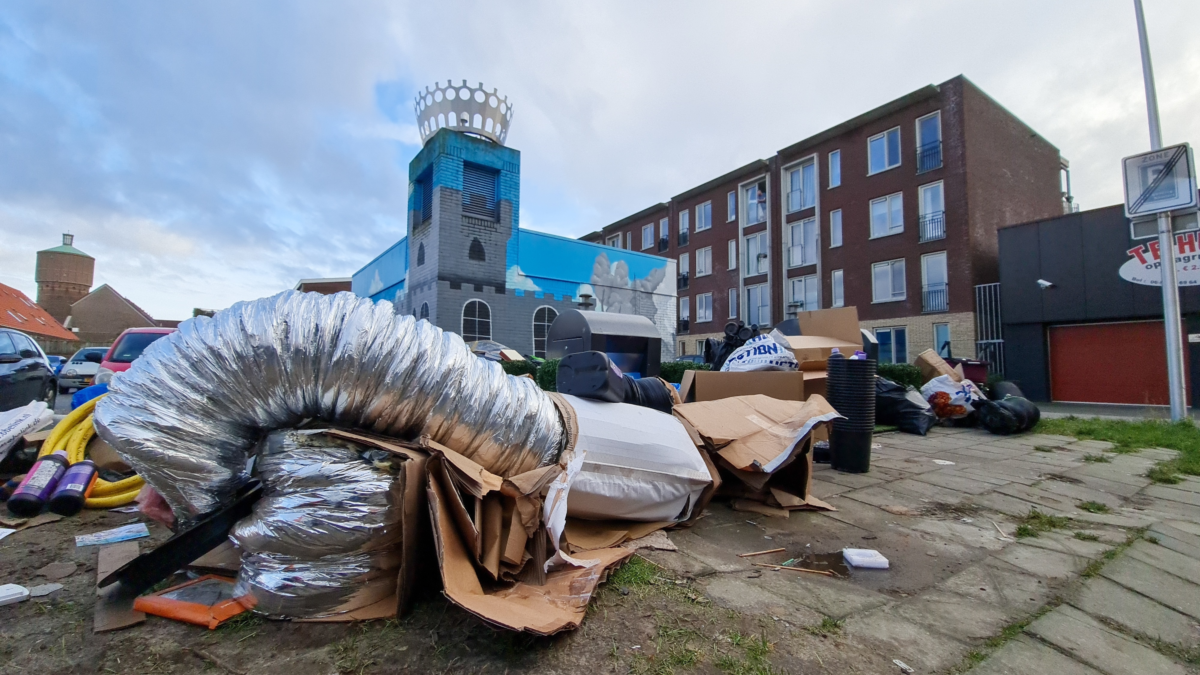 Afval hennepkwekerij