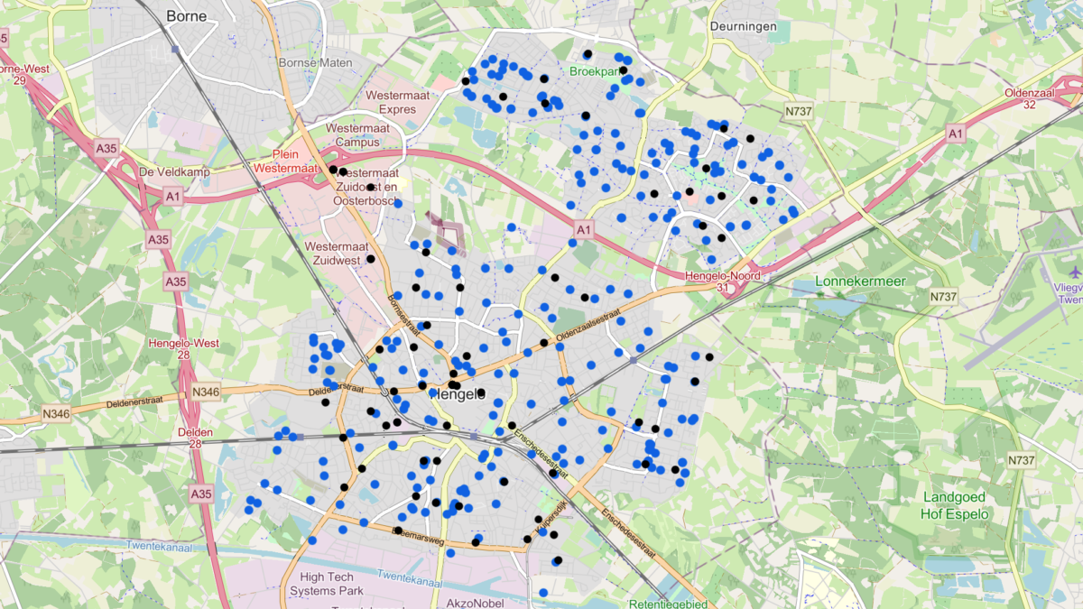 20220330 laadpalenkaart gemeente hengelo1