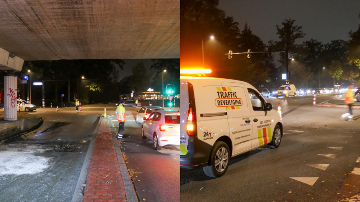 20241107 verkeershinder Enschede na vallende kraan News United Dennis Bakker