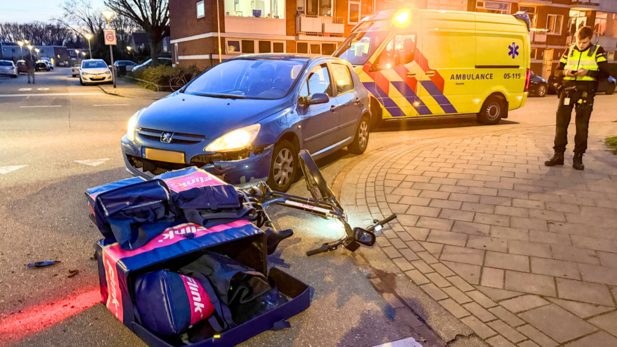 20250315 ongeluk bezorgfietser Enschede News United Dennis Bakker