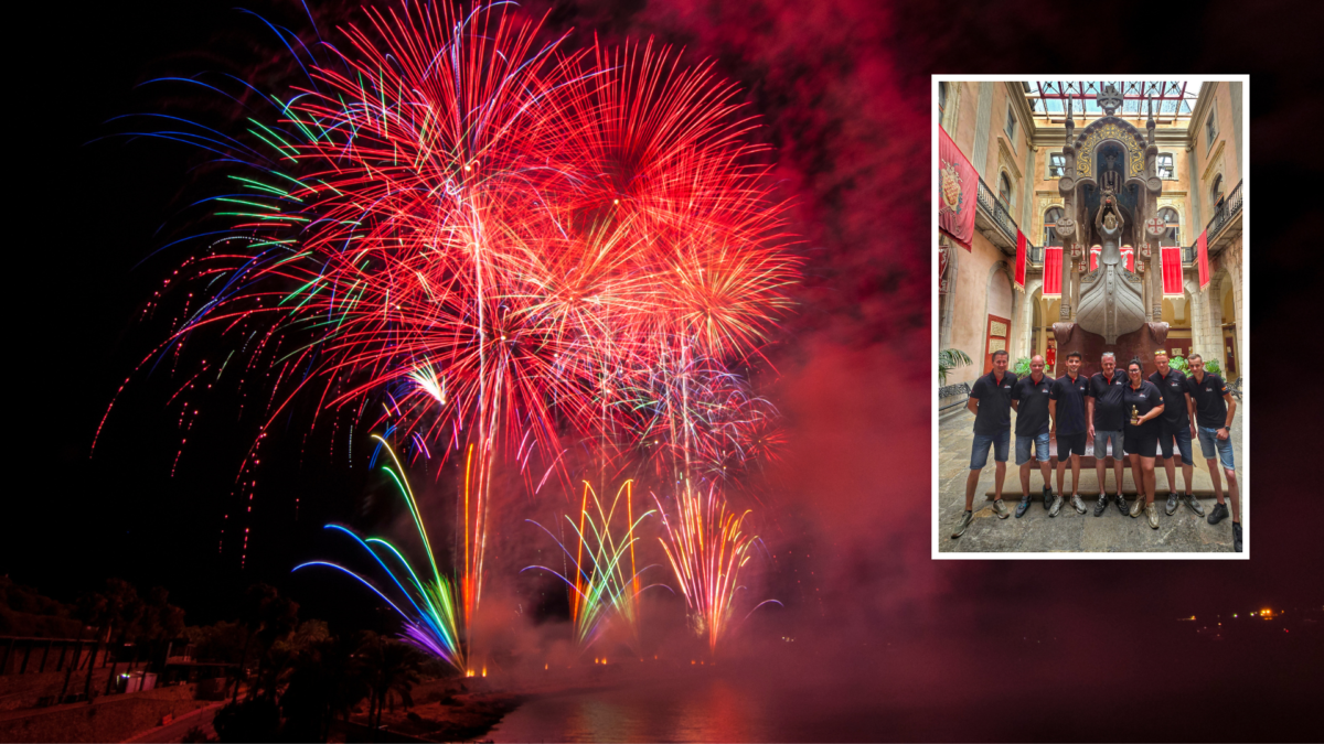 20250709 Dream Fireworks tweede bij wedstrijd in Spanje hoofdfoto foto Piro Fan