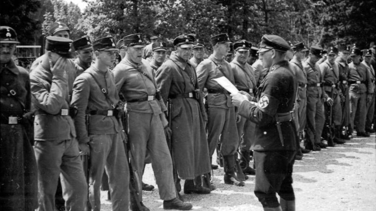 402527 Bundesarchiv Bild 152 01 16 KZ Dachau SS Wachmannschaft