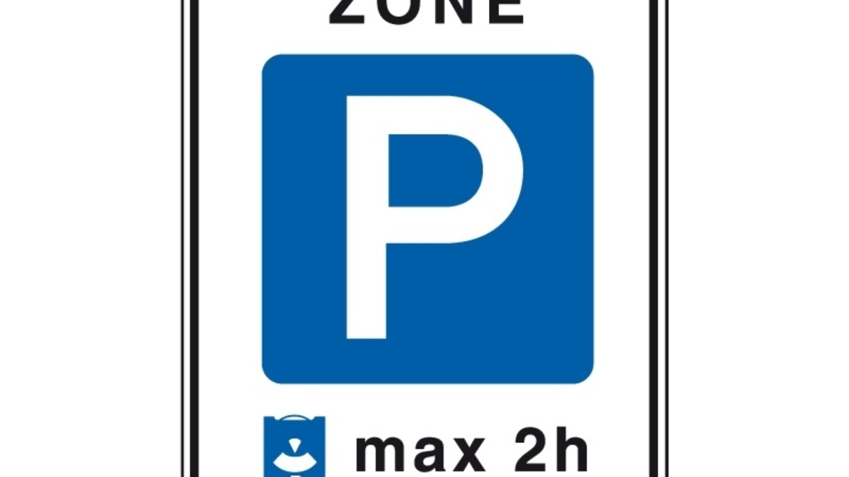 364948 verkeersbord blauwe zone