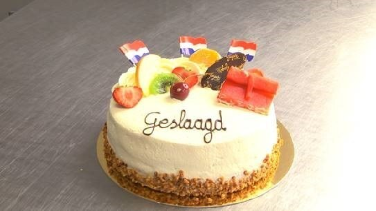 350937 Geslaagd taart