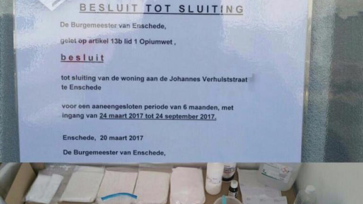 258504 sluiting woning