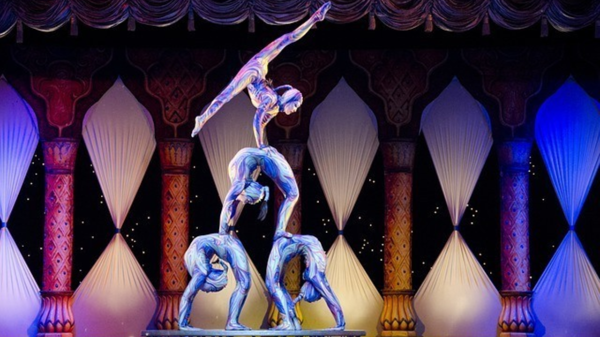 176636 acrobaten circus