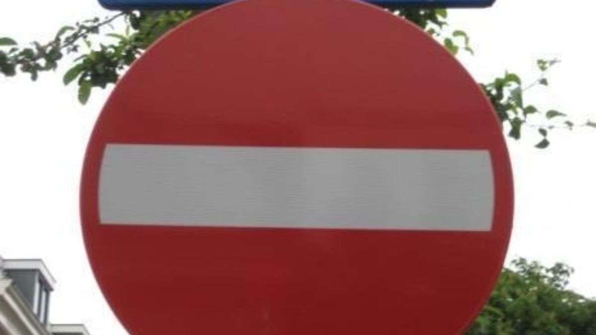 92252 verboden in te rijden