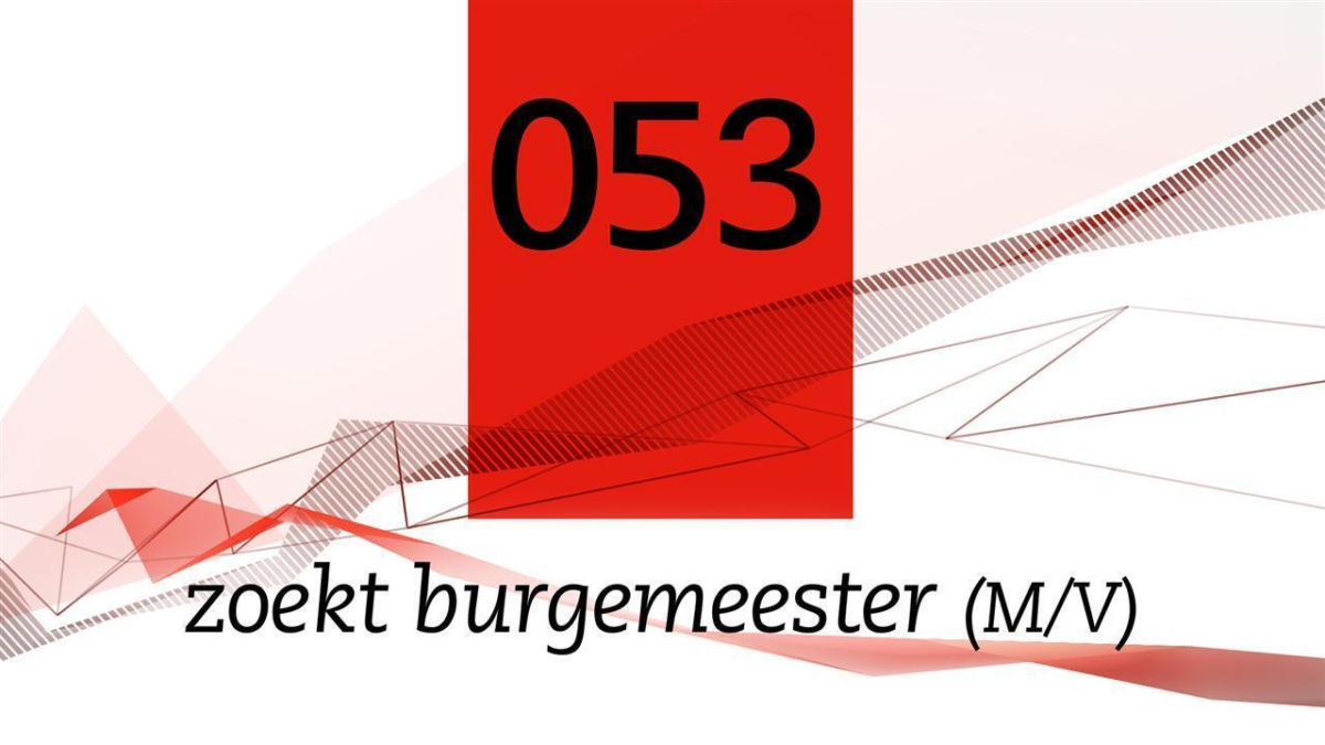 37097 053 zoekt burgemeester