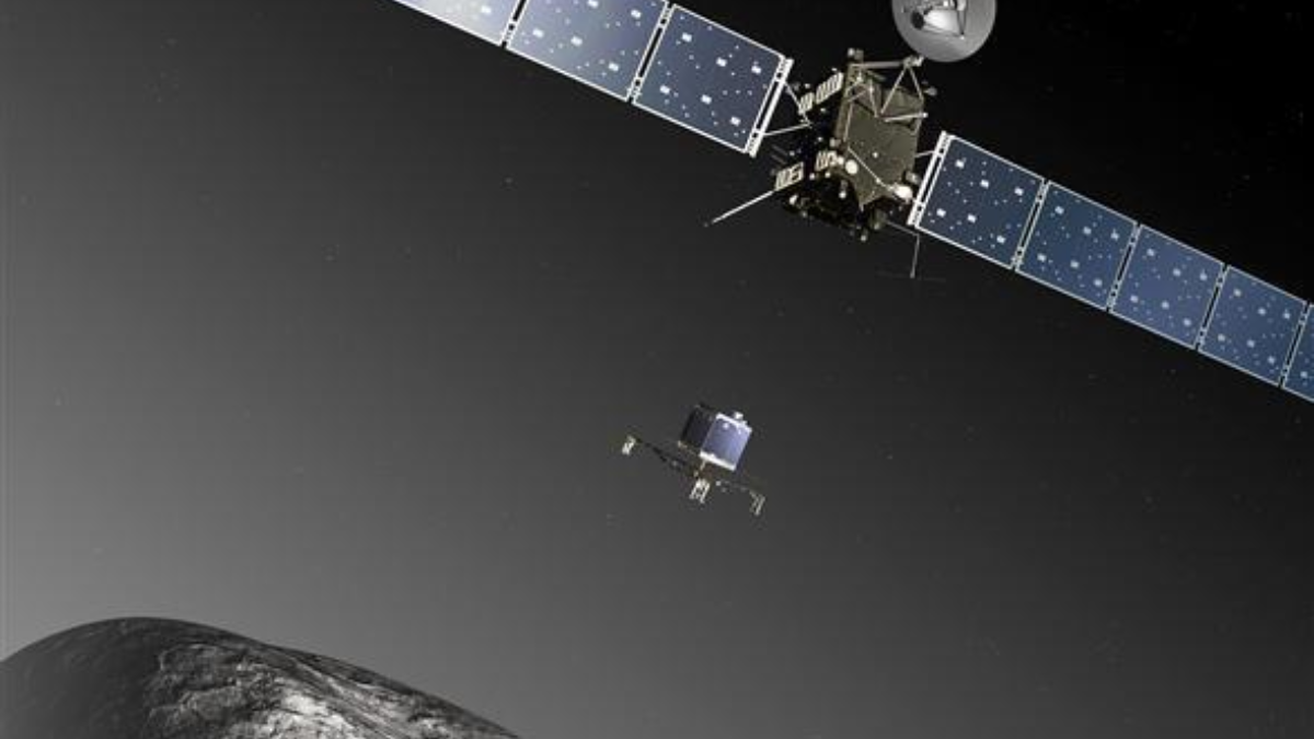 25436 Rosetta and Philae at comet