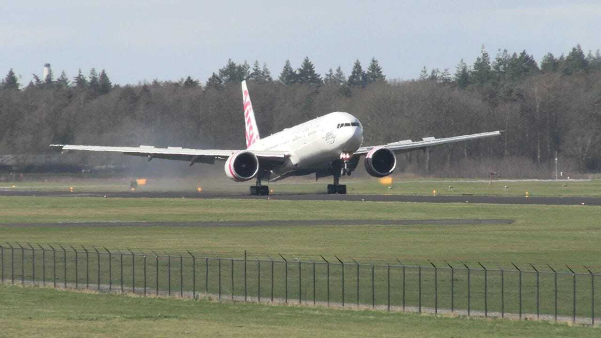Boeing op Vliegveld Twenthe