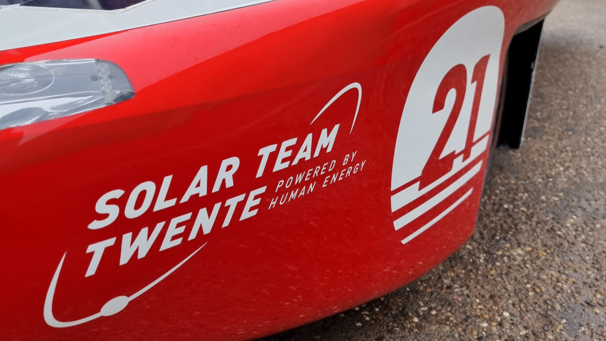 Zonneauto van het Solar Team Twente