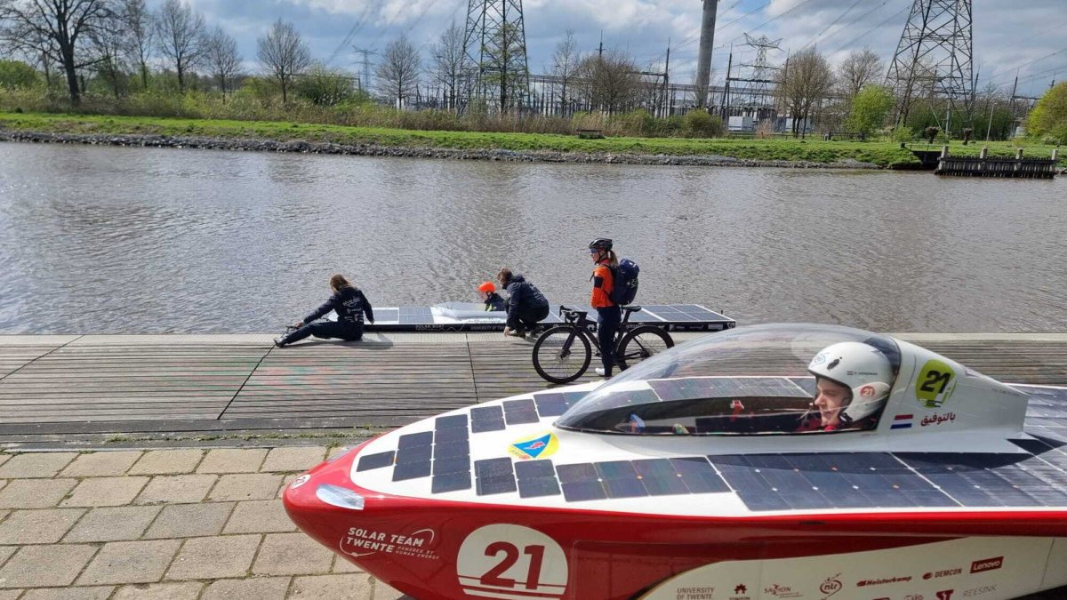 Solar Boat en Solar Team Twente en Yara van Kerkhof