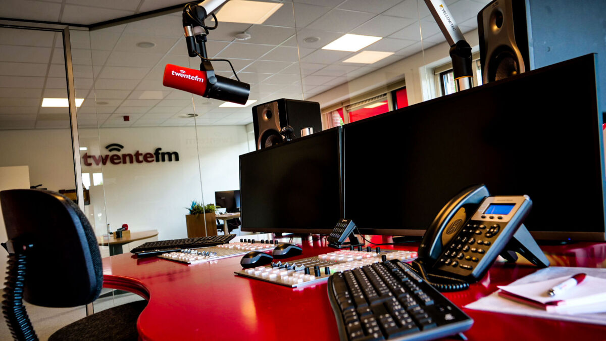 Twente FM Studio Stockfoto 2
