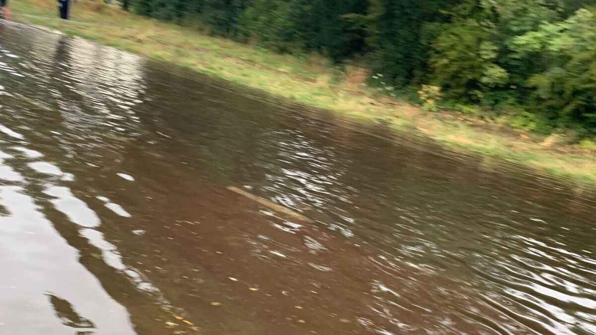 Wateroverlast Cato Elderinklaan op de Thij