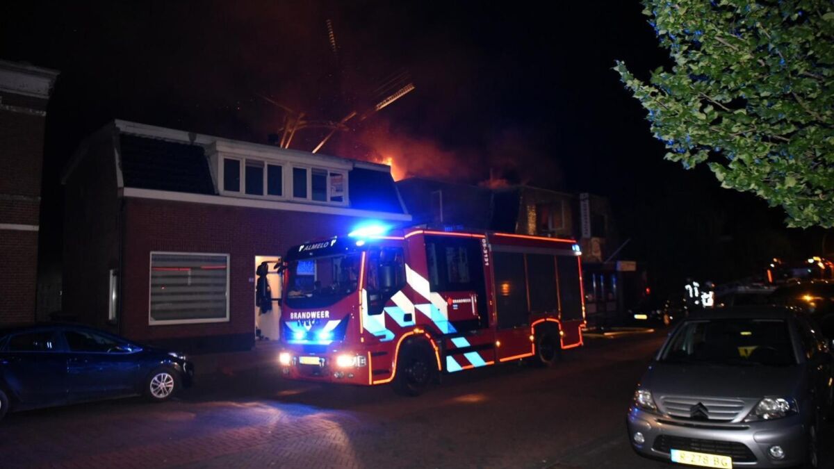 20230711 brand Nieuwstraat kwartier Almelo