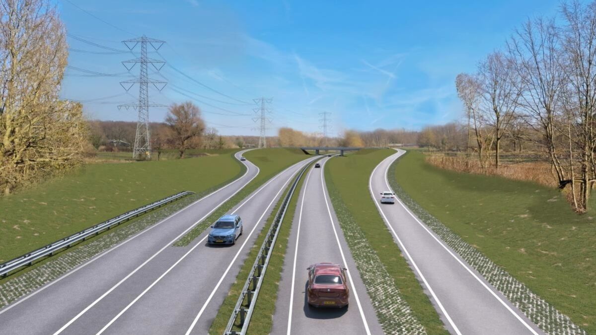 Witteveen Bos N35 Oostweg impressie ri Duitsland