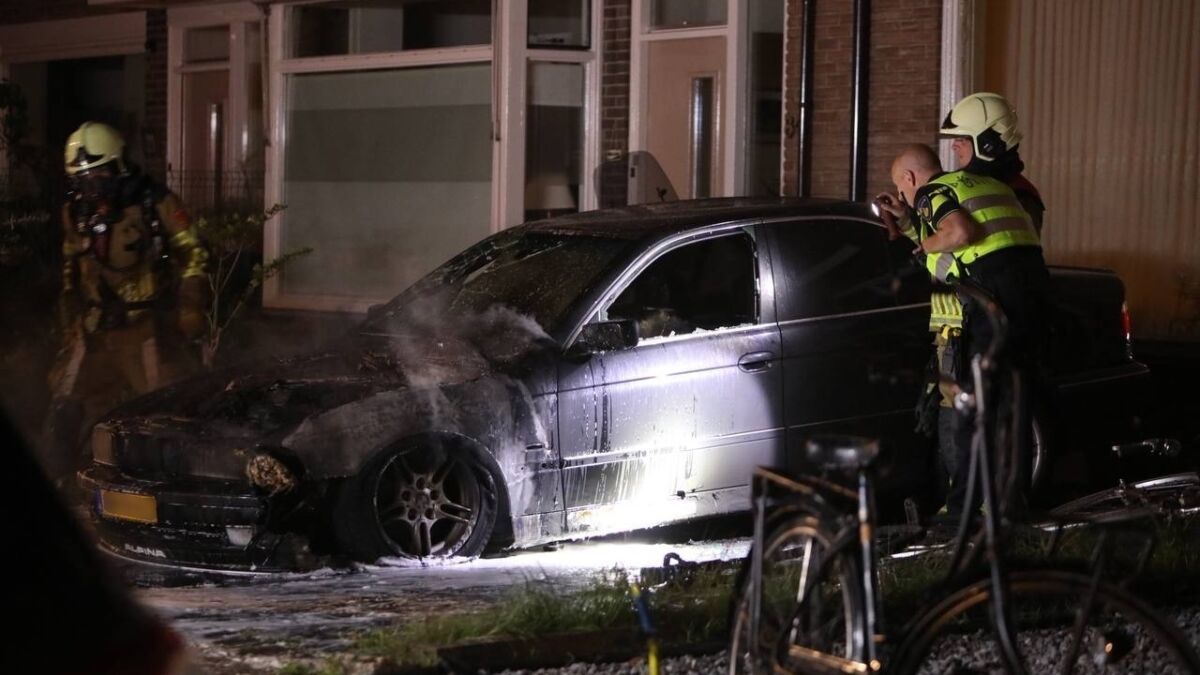 Autobrand in Oldenzaal