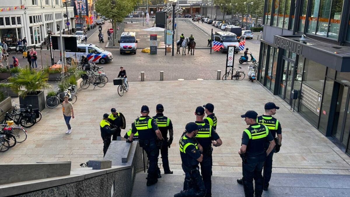 ME - politie - binnenstad Enschede
