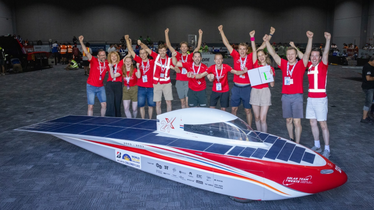 Solar Team Twente overwint scrutionering Solar Team Twente