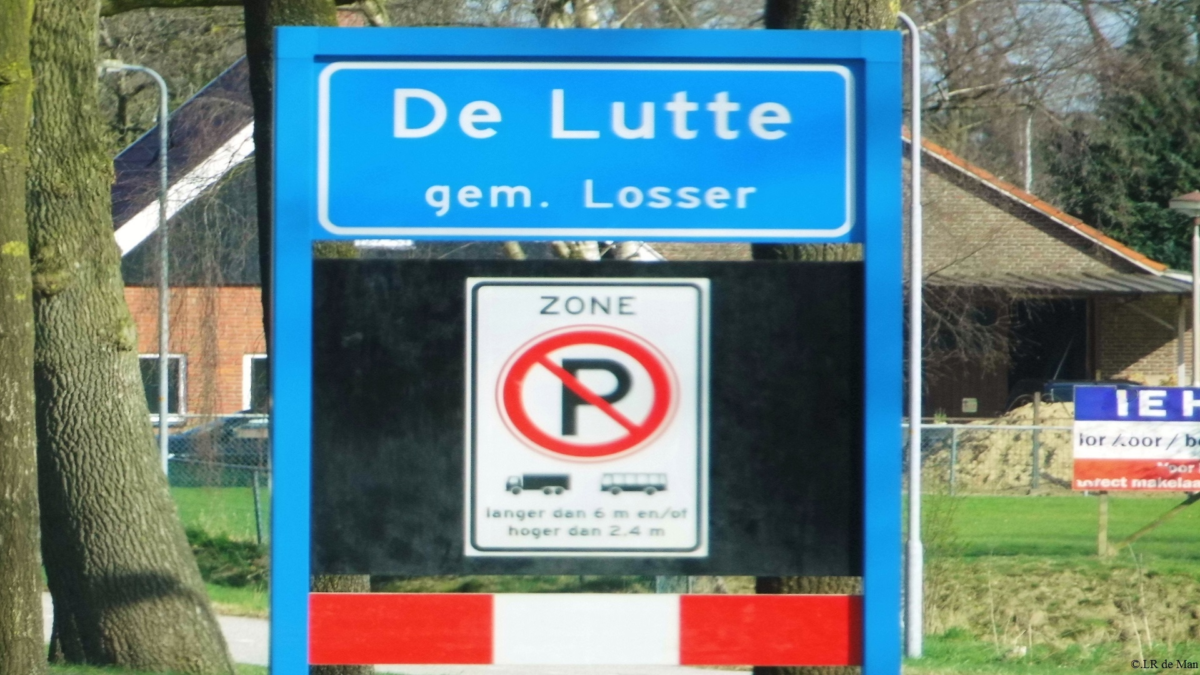 De Lutte plaatsnaambord