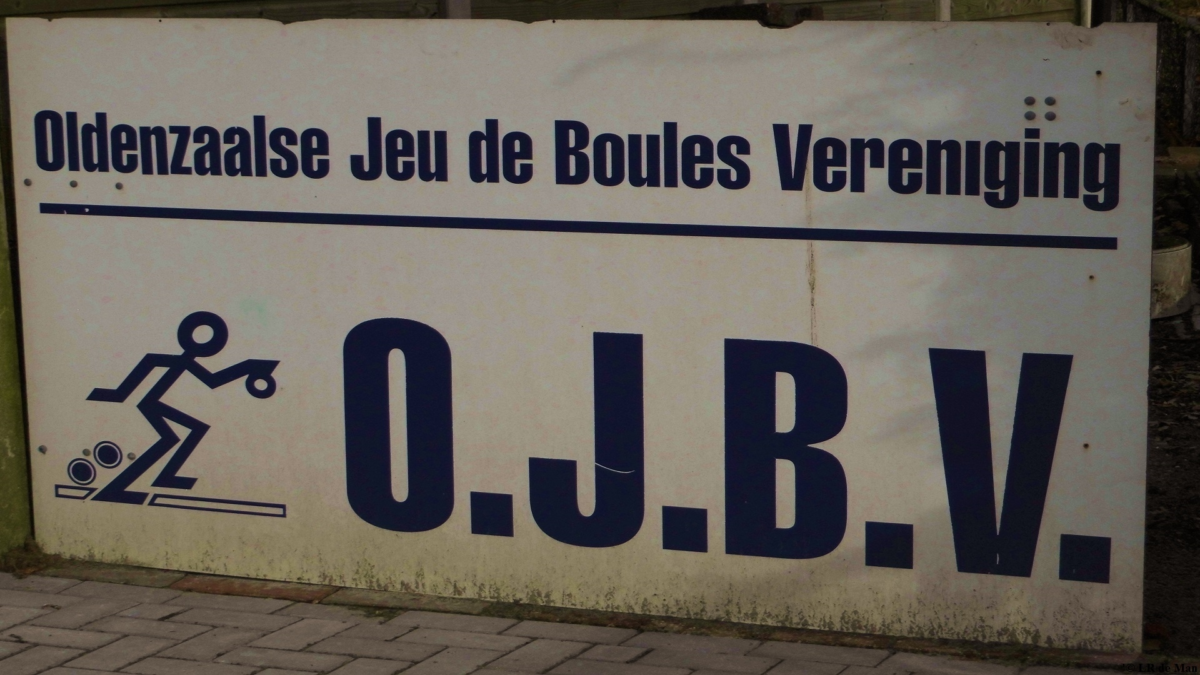Oldenzaal jeu de boules vereniging bord