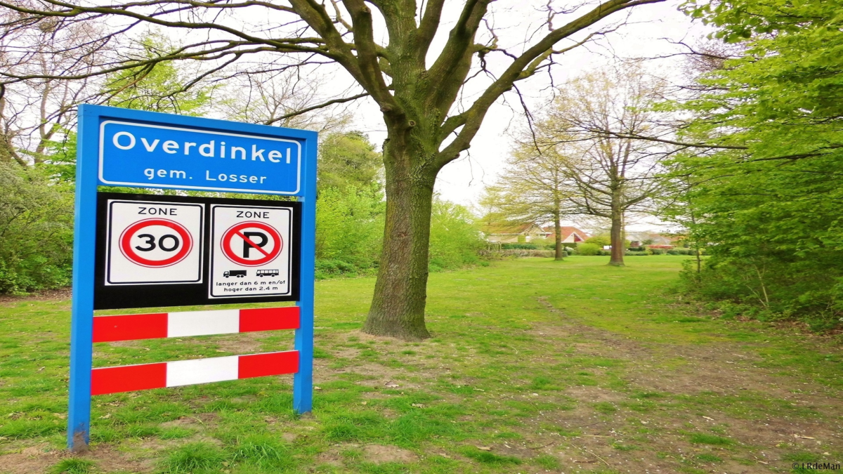 Overdinkel plaatsnaambord