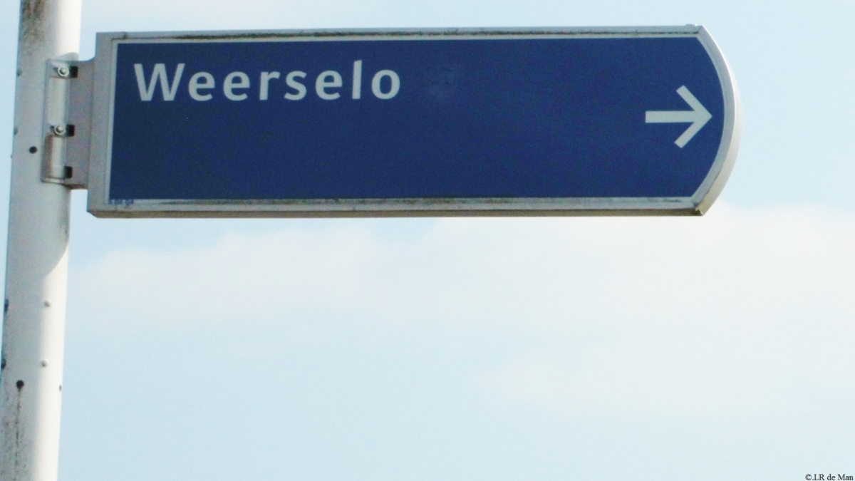 Weerselo plaatsnaambord