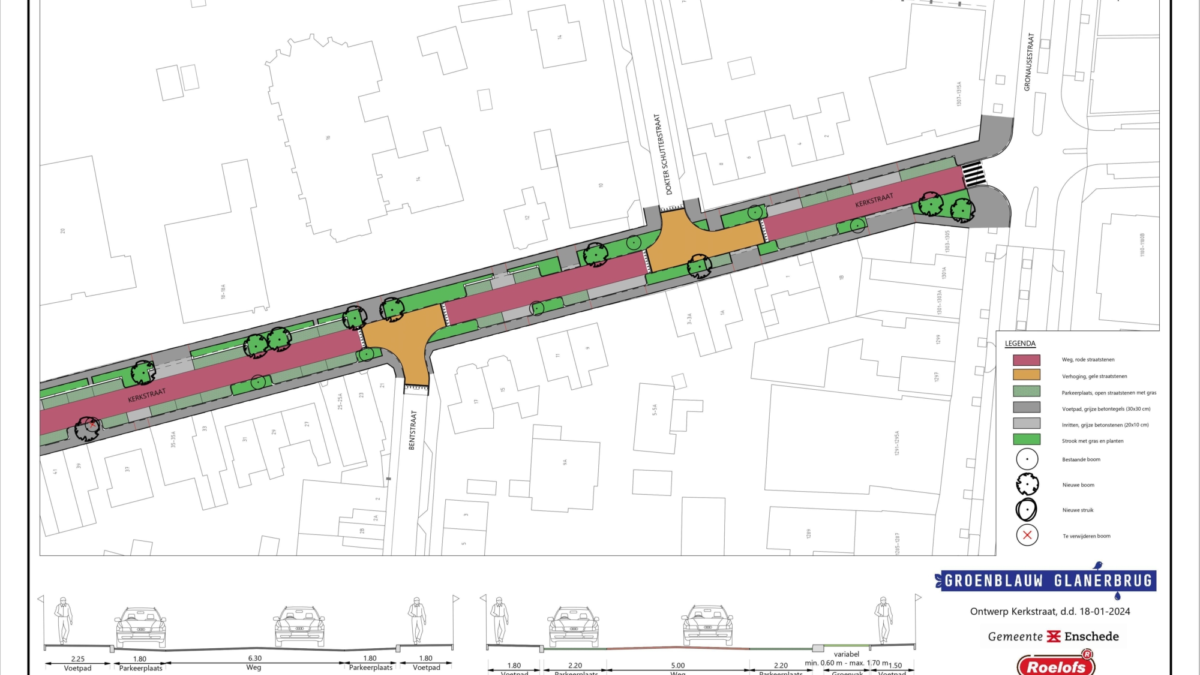 Tweede deel van het ontwerp Kerkstraat