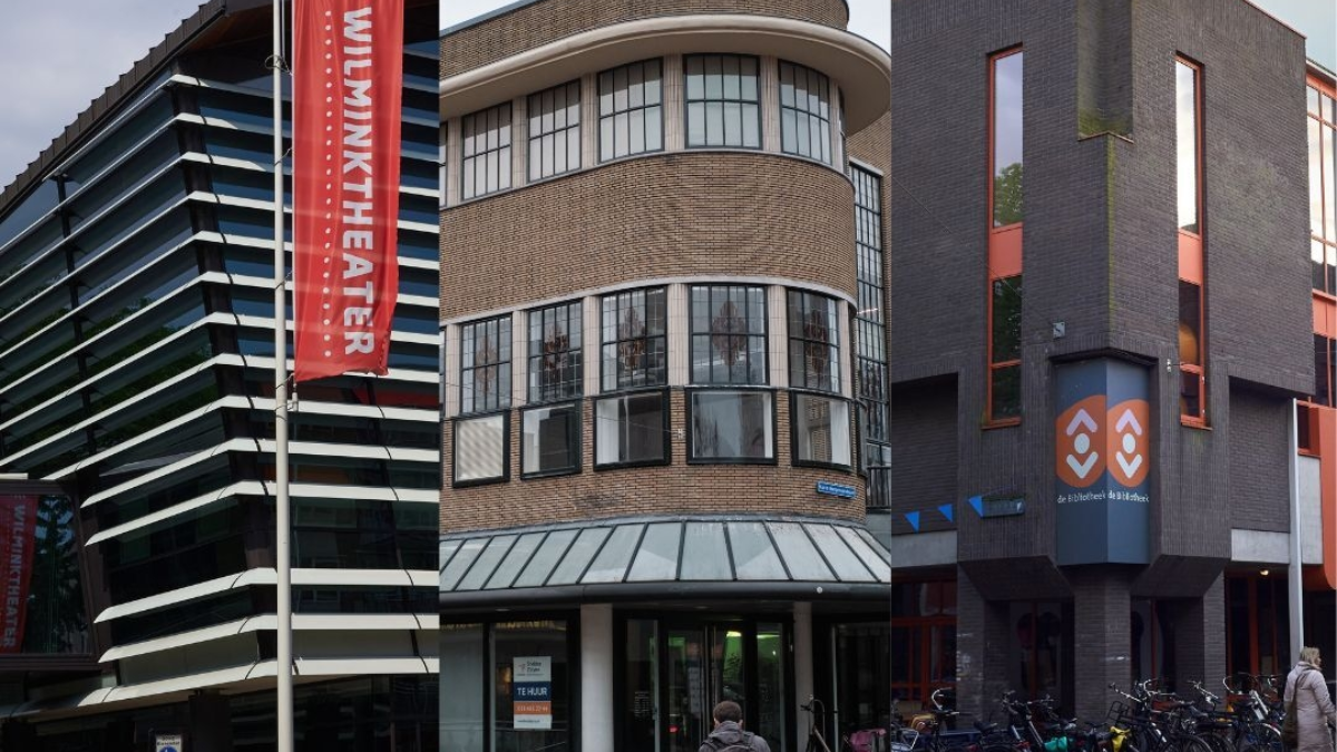 20241007 Drieluik Wilminktheater Warenhuis Bibliotheek Enschede culturele huisvesting