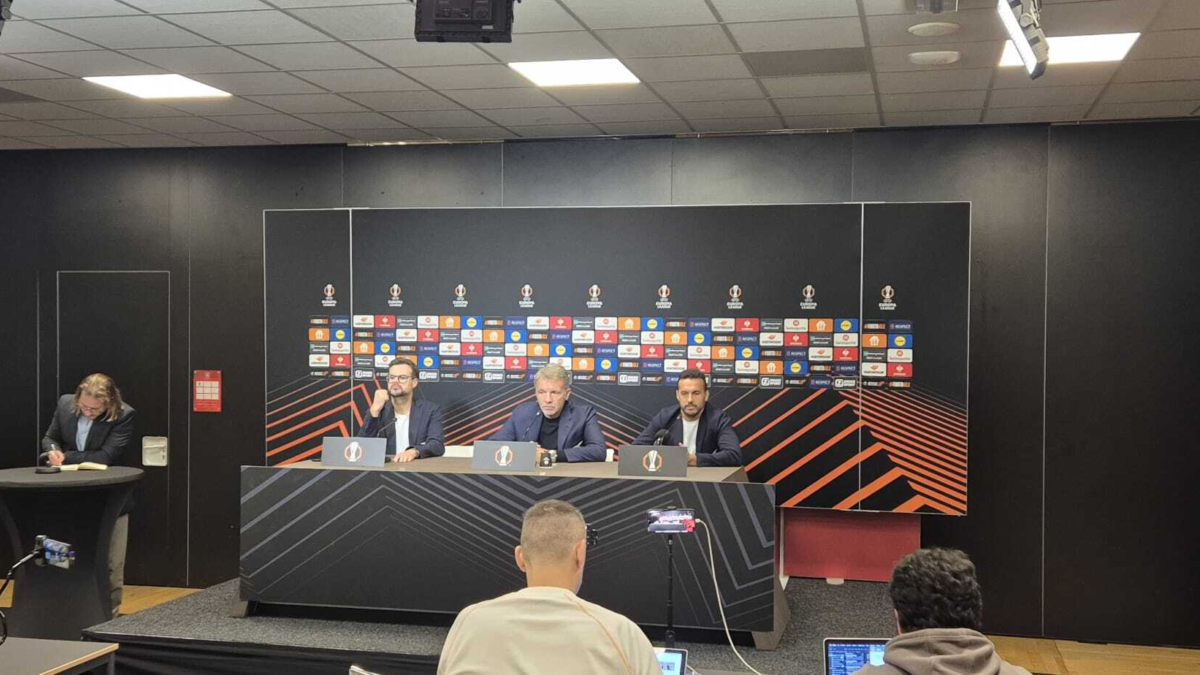 Persconferentie Lazio Roma