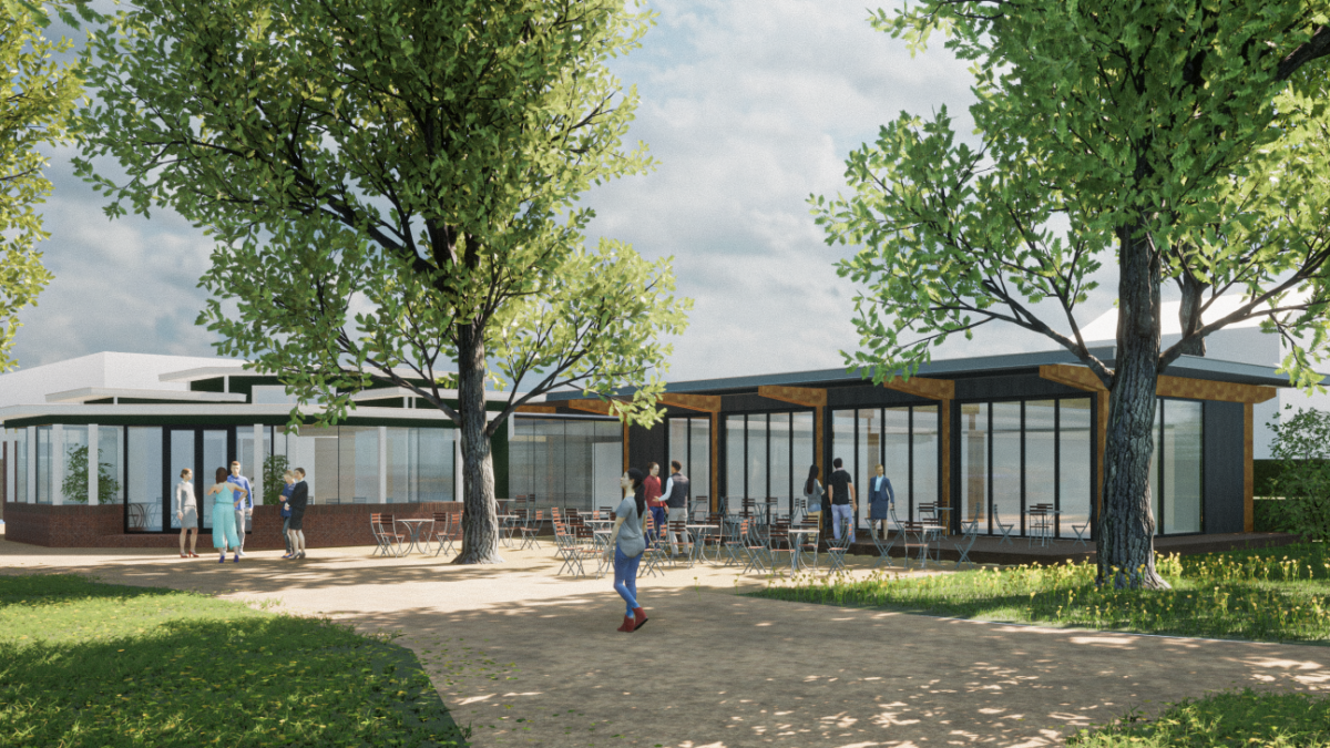 Ontwerp paviljoen prins bernhardplantsoen MAS architecten 2024