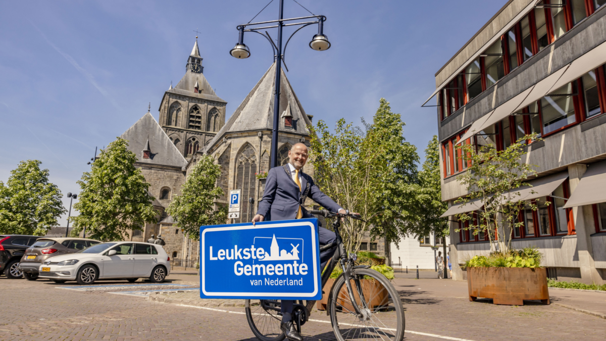 Patrick Welman op de fiets