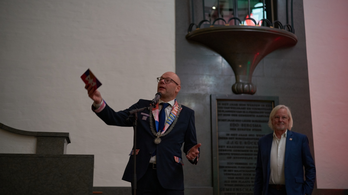 Enschede 700 opening Roelof Bleker Albert van Winden