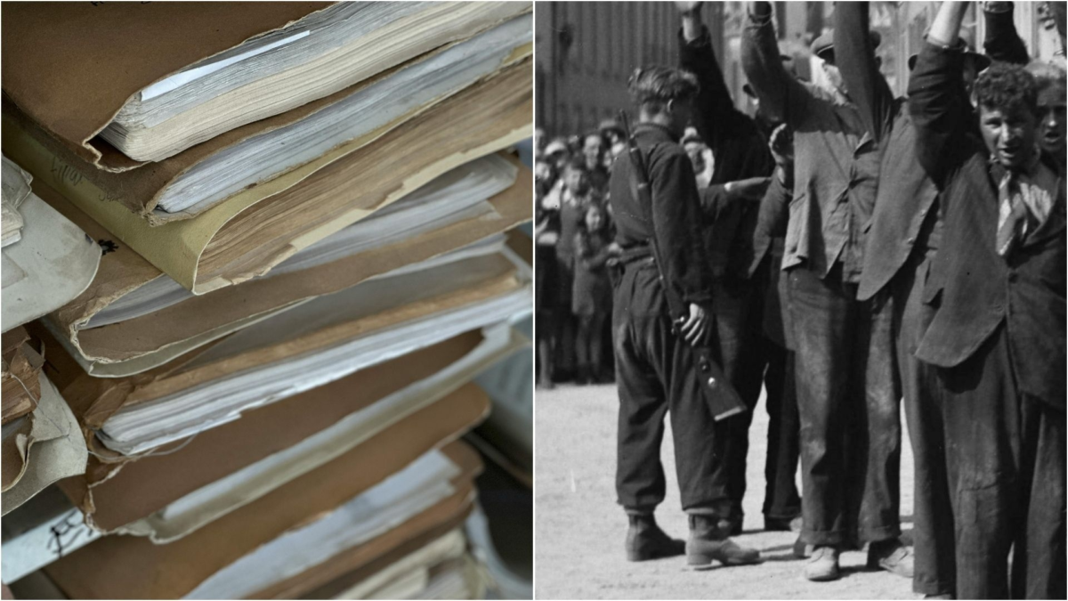 Nsb ers en collaborateurs aangehouden 1945 bevrijding oost nederland nationaal archief anefo en stockphoto mappen