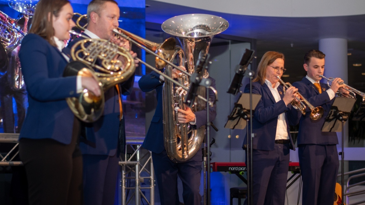 Entertainment tijdens de Nieuwjaarsreceptie Almelo