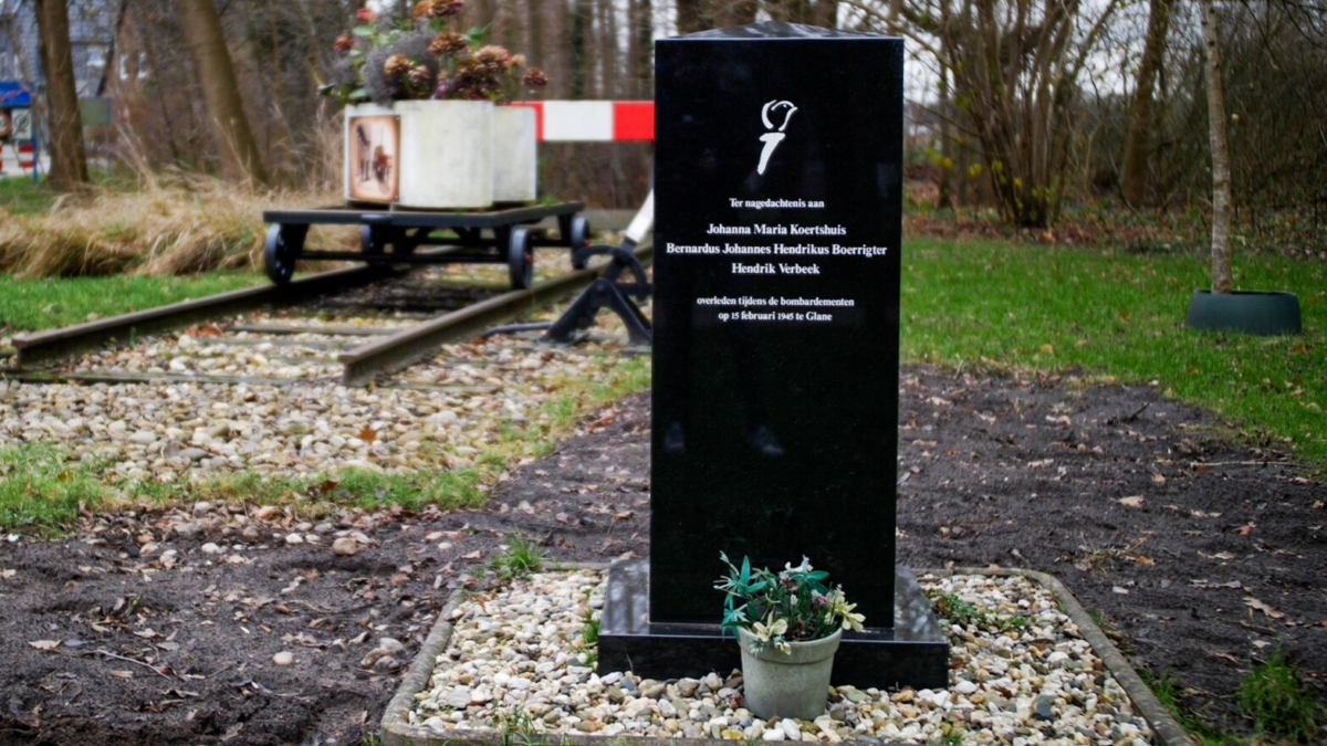 Glane Bombardement Monument 80jaarbevrijding 20250213 2