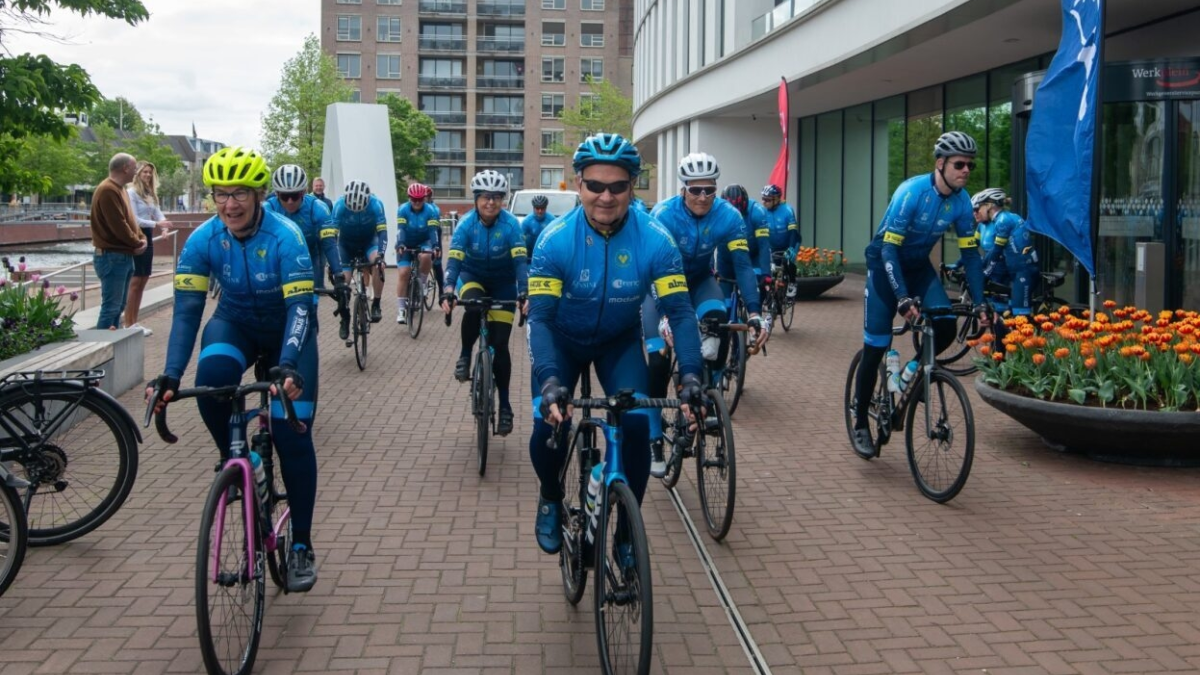 Vertrek Ruiten Drie naar Wageningen 4 mei