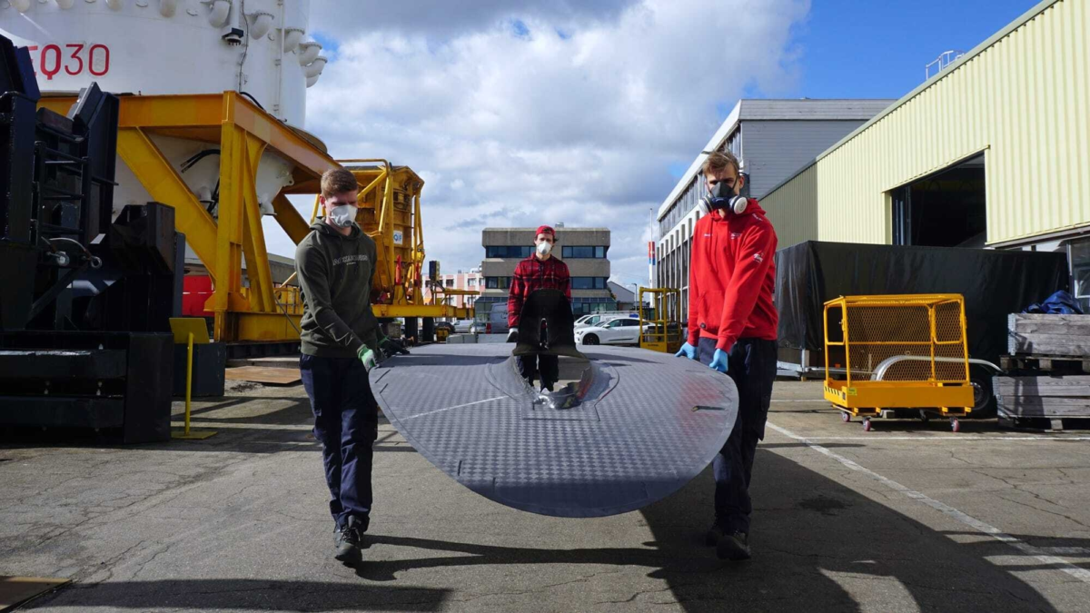 Auto in aanbouw Solar Team Twente