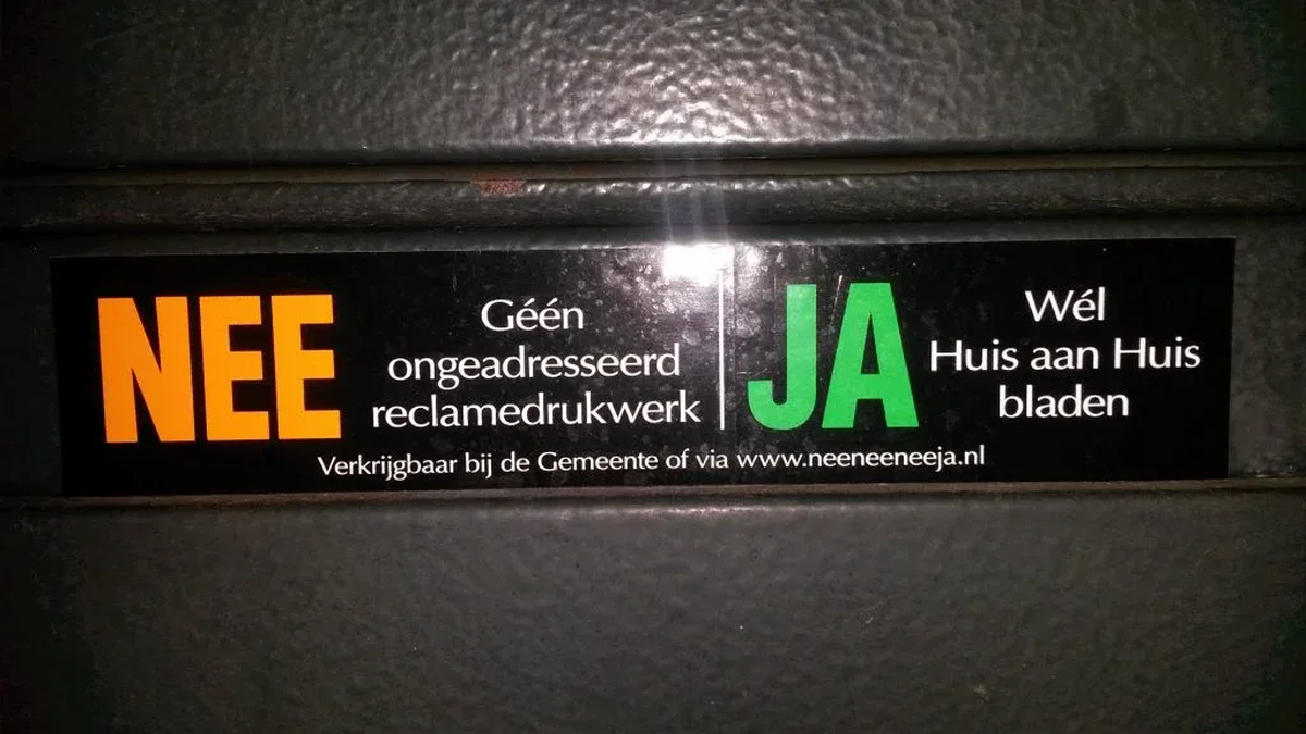 Nee Ja sticker