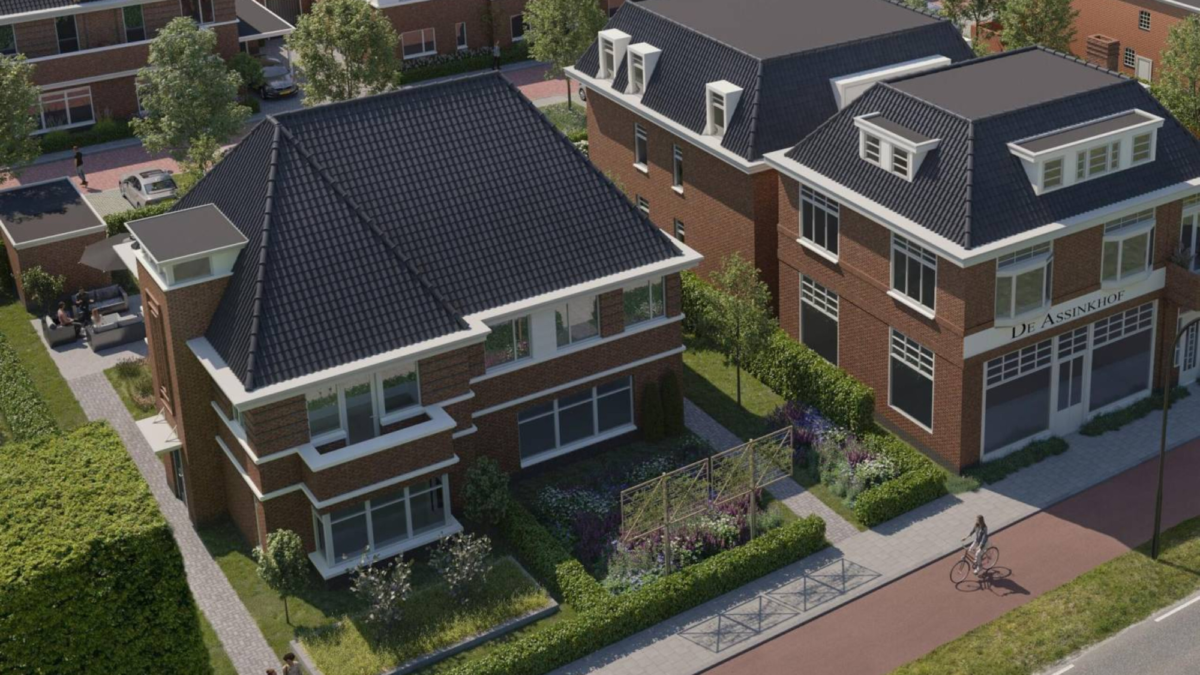Tekeningen nieuwe wijk rondom Assinkhof Nieuw Wonen Twente 2