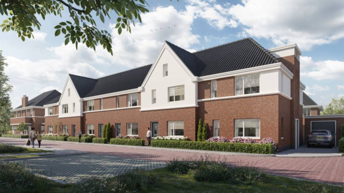 Tekeningen nieuwe wijk rondom Assinkhof Nieuw Wonen Twente
