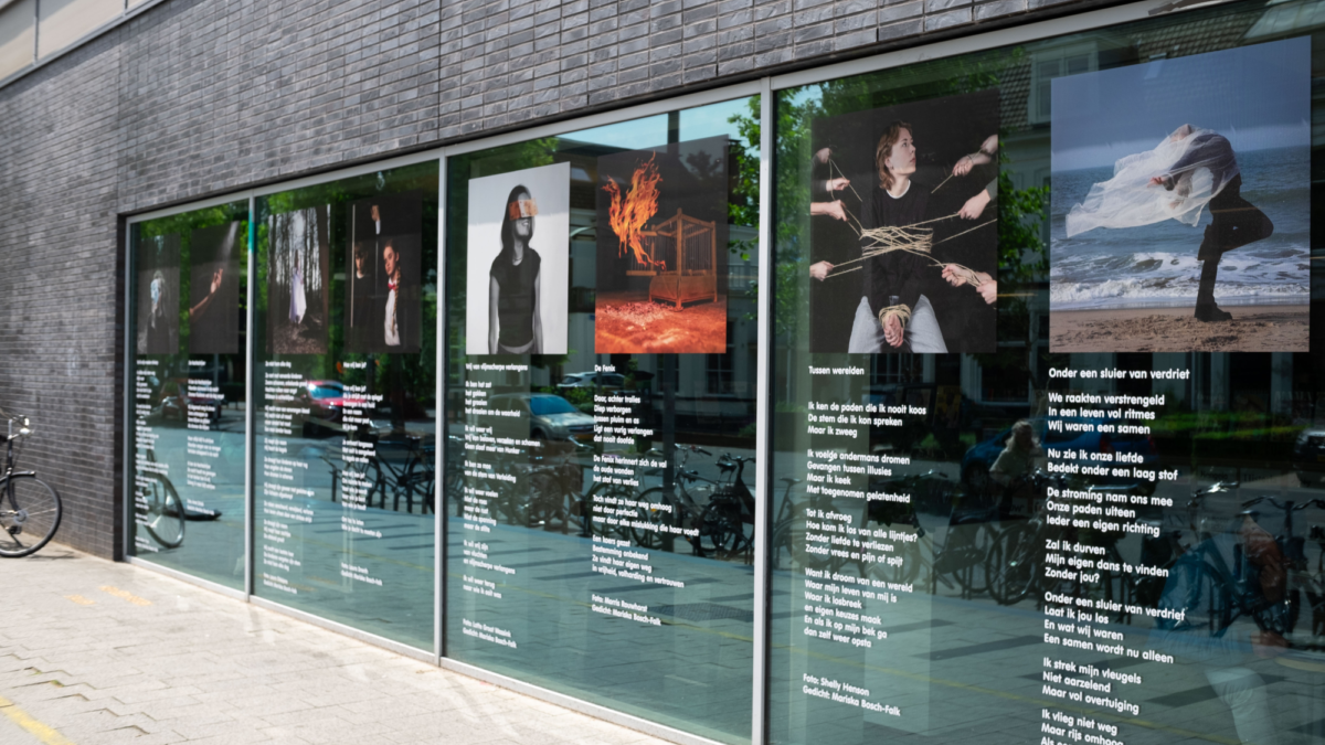 Fotos kunst op de ruiten 2025 hengelo bieb 1twente 1