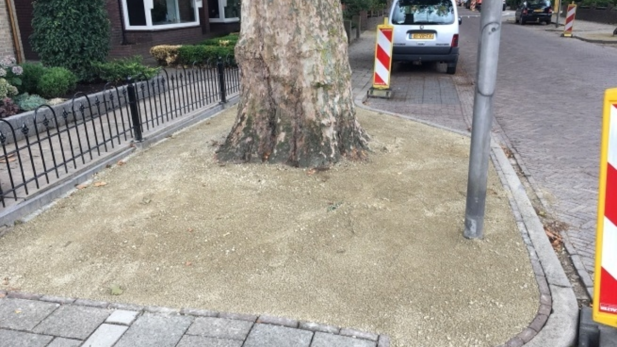 Gildebor graustabiel direct na aanbrengen 2018