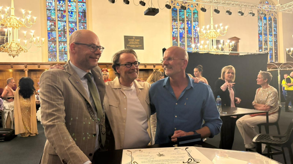 Burgemeester met eigenaren Bolke Britt van Viegen