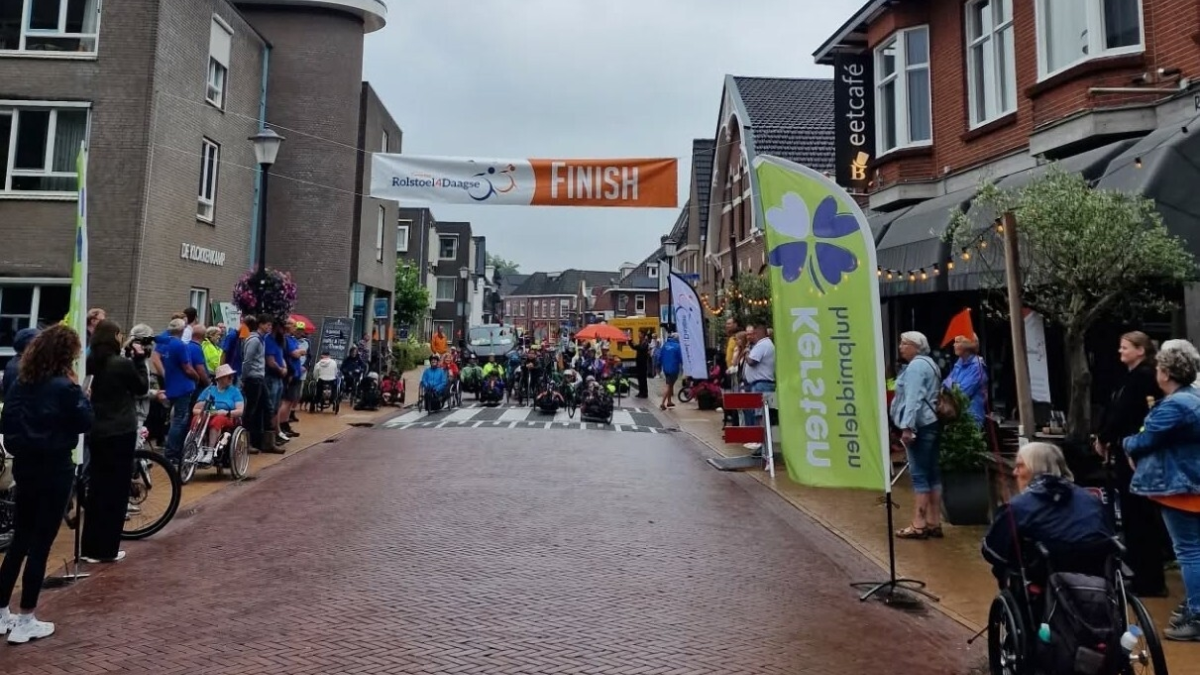 Twentse rolstoel4daagse finish