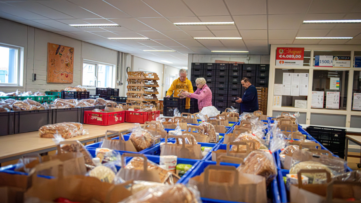 Voedselbank pakketten
