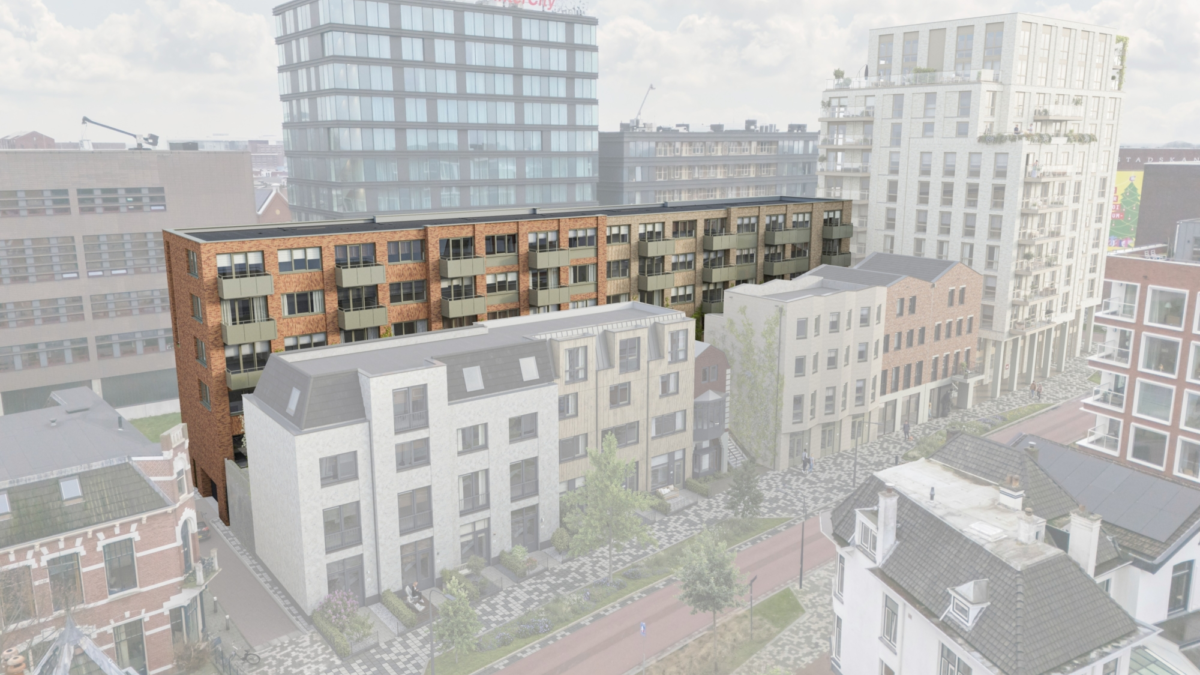 Bolke Next woningen De Woonplaats vanaf de Molenstraat