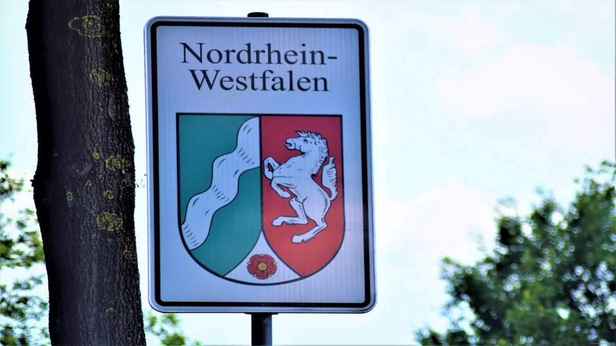 Nordrhein westfalen duitsland bord