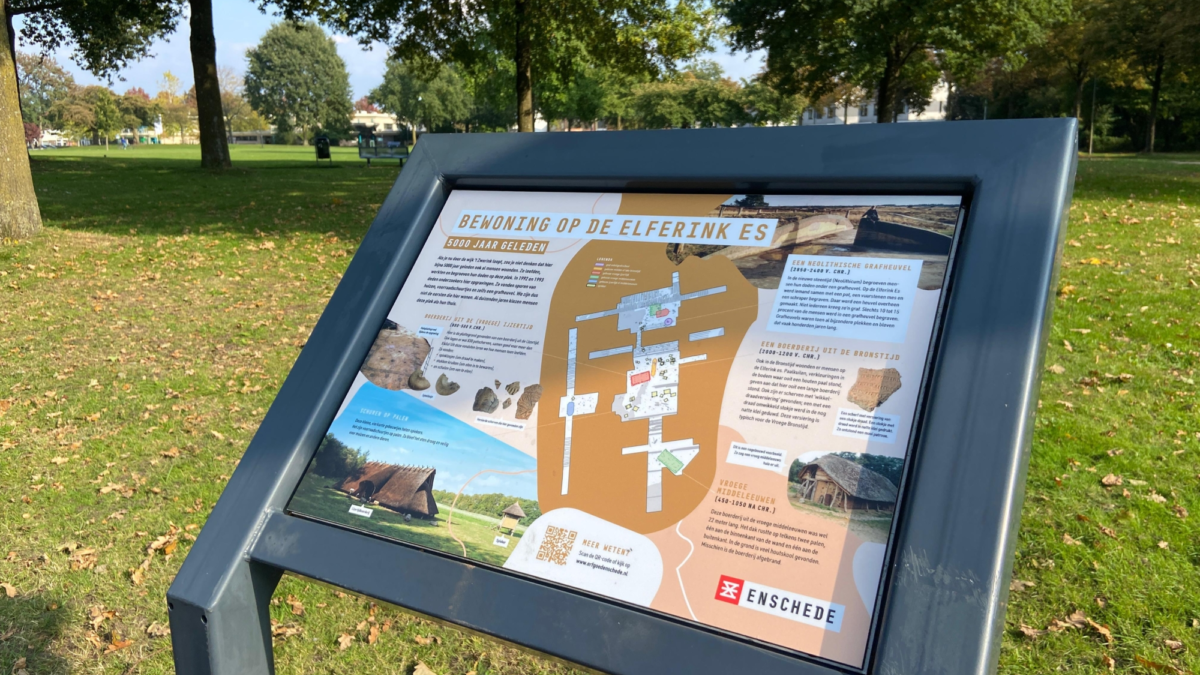 informatiebord - boerderij - ijzertijd